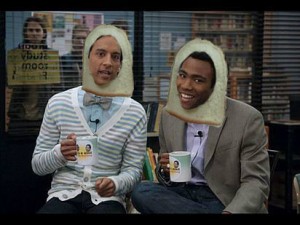 Troy and Abed get breaded