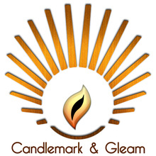 candlestick and gleam logo