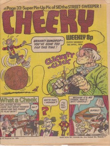 Cheeky Weekly cover 1978