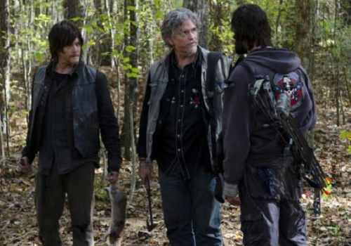 Daryl finds out to his surprise, followed quickly by scornful disgust, that Joe has hard and fast rules ... one of which includes yelling "CLAIM!" every time you see something you want to need (image (c) Gene Page/AMC)