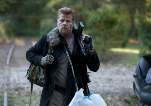 Abraham Ford is a man on a literal mission - to get Dr Eugene Porter to Washington DC to save the world - and doesn't appreciate any diversions from that well defined agenda (image (c) Gene Page/AMC via spoiler.tv)