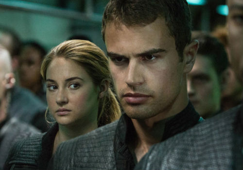 In a tale as old as time itself, Tris and Four start off as fractious adversaries, move to grudging respect before falling headlong in love, a dangerous development given the machinations at play in their society (image via Divergent official movie site)