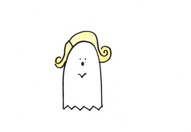 The Ghost of Marilyn Monroe (drawings (c) Alanna Okun and Jessica Probus Buzzfeed staff via Buzzfeed) 