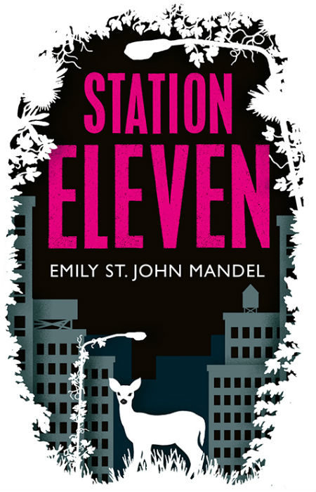 The exquisitely evocative cover for Station Eleven, designed by Nathan Burton (image via and (c) Nathan Burton Design / Picador)