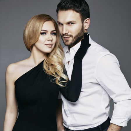 Monika Linkytė and Vaidas Baumila (image via Eurovision.tv)