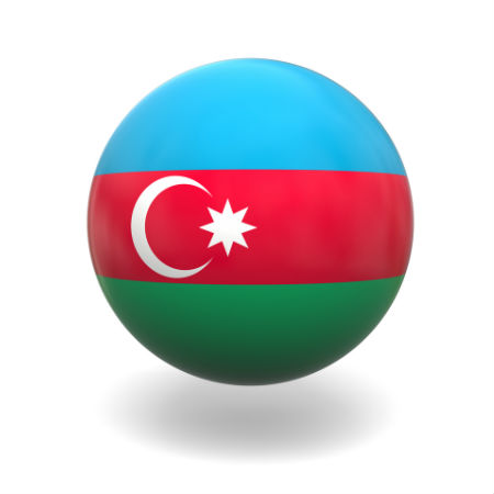 Eurovision Song Contest 2014 Azerbaijan flag