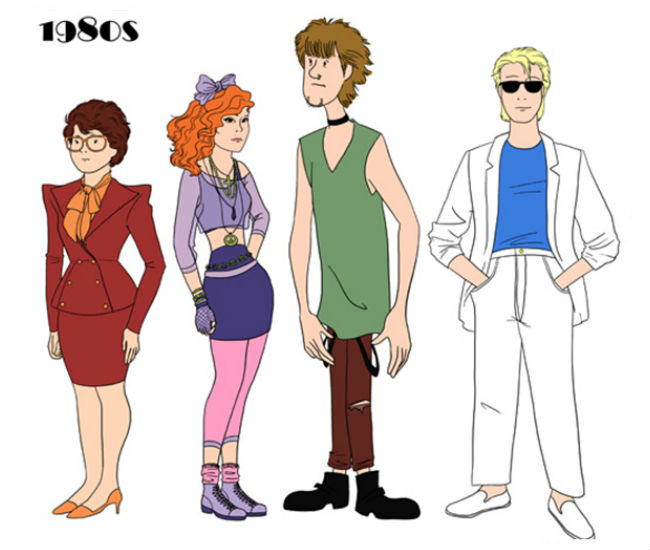 Weekend pop art: Scooby Doo and the gang dress up down through the ...