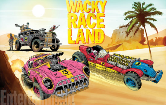 the all-new Wacky Races (image via EW (c) DC Comics) 