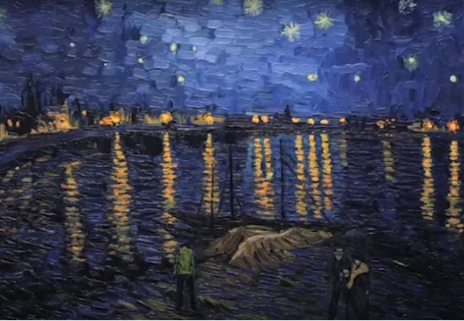 One of the divinely-beautiful stills from the immersively-lovely trailer for Loving Vincent (image via YouTube (c) Breakthru Films)