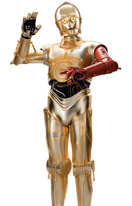 C-3PO is a delight - a reluctant hero at times true but always ready to do what must be done, after telling you exactly why it's a wholly bad idea of course (image via Star Wars wikia (c) Lucasfilm/Disney)