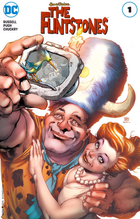 It's Fred and Wilma ... though not exactly as you know them (cover artwork courtesy DC Comics)