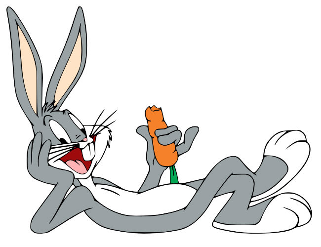 Bugs Bunny in all his carrot-chomping sassy glory (image courtesy Warner Bros.)
