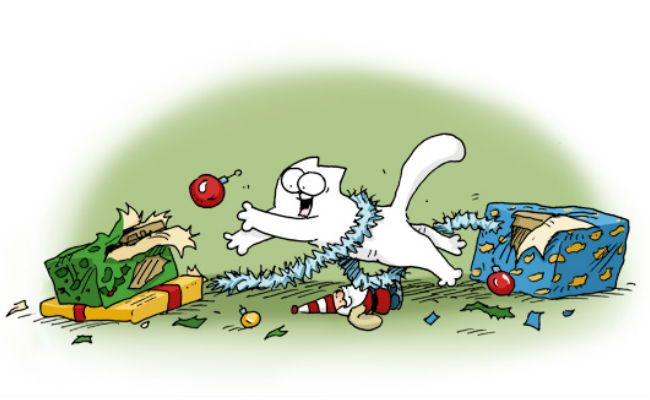 Oh what fun it is to rip presents all to shreds (image (c) Simon Tofield)