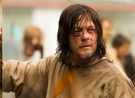 Daryl remains well and truly trapped as Negan's lackey ... or does he? (image courtesy AMC)